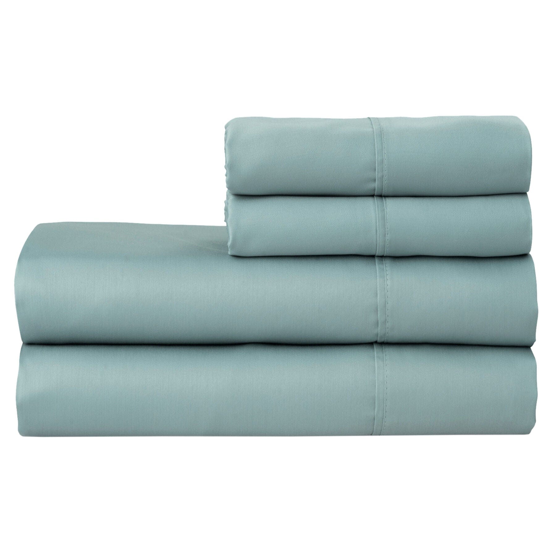 4-Piece Cloud Blue 500 Thread Count Blended Sheet Set, King - nybusiness