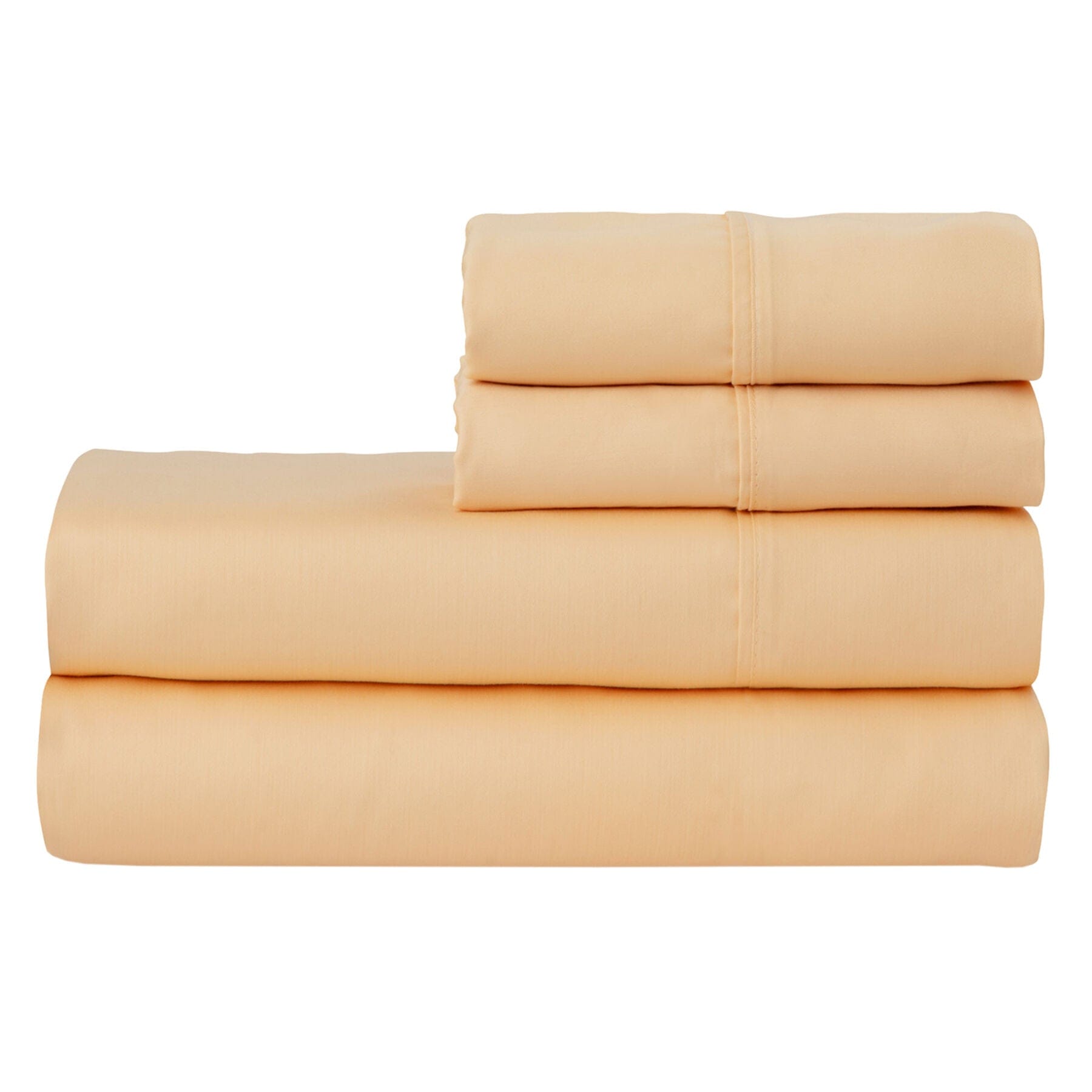 4-Piece Yellow 500 Thread Count Blend Sheet Set, King - nybusiness