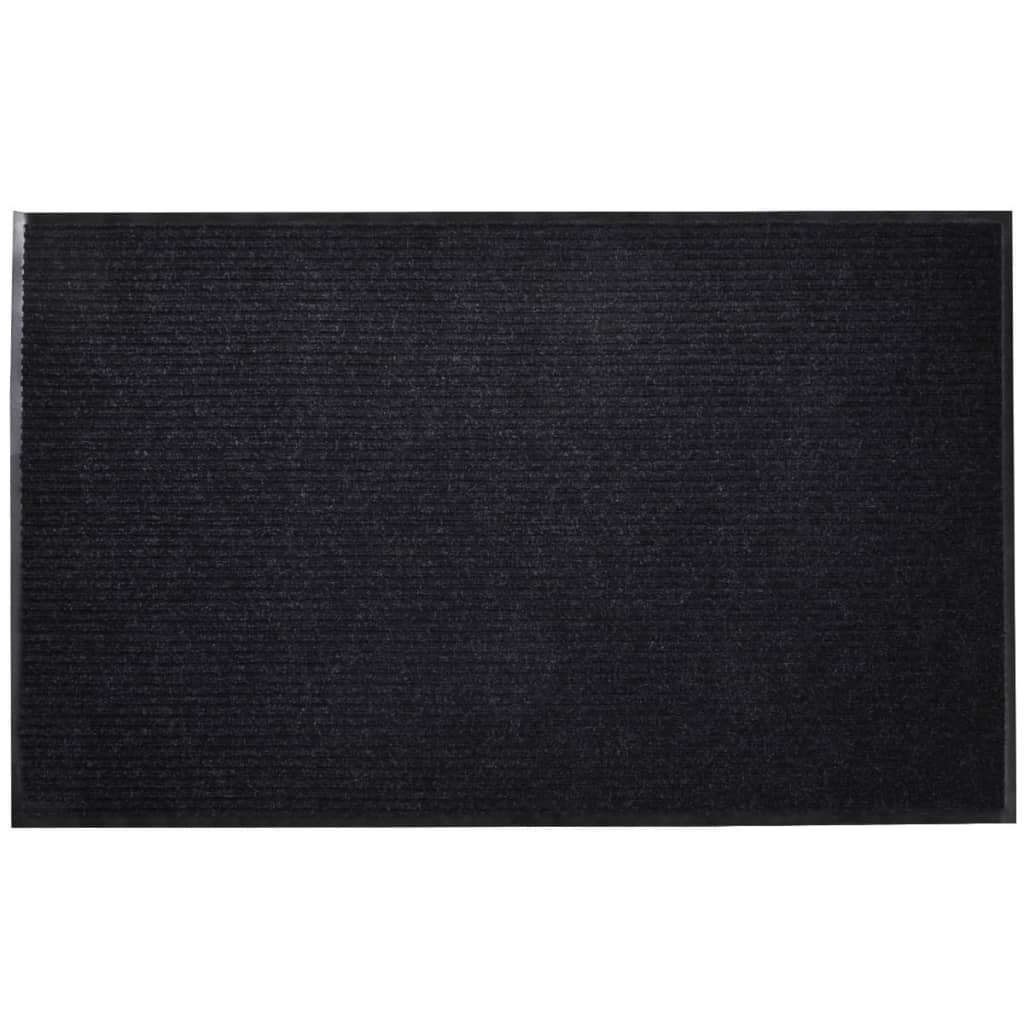 Black PVC Door Mat 35" x 59" 241266 - nybusiness