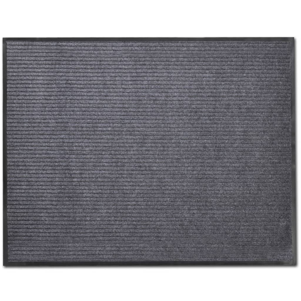Gray PVC Door Mat 2' 9" x 1' 9" 241274 - nybusiness
