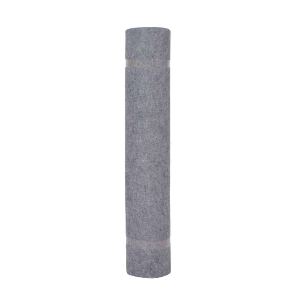 vidaXL Exhibition Carpet Rib 6.6'x32.8' Gray 30070
