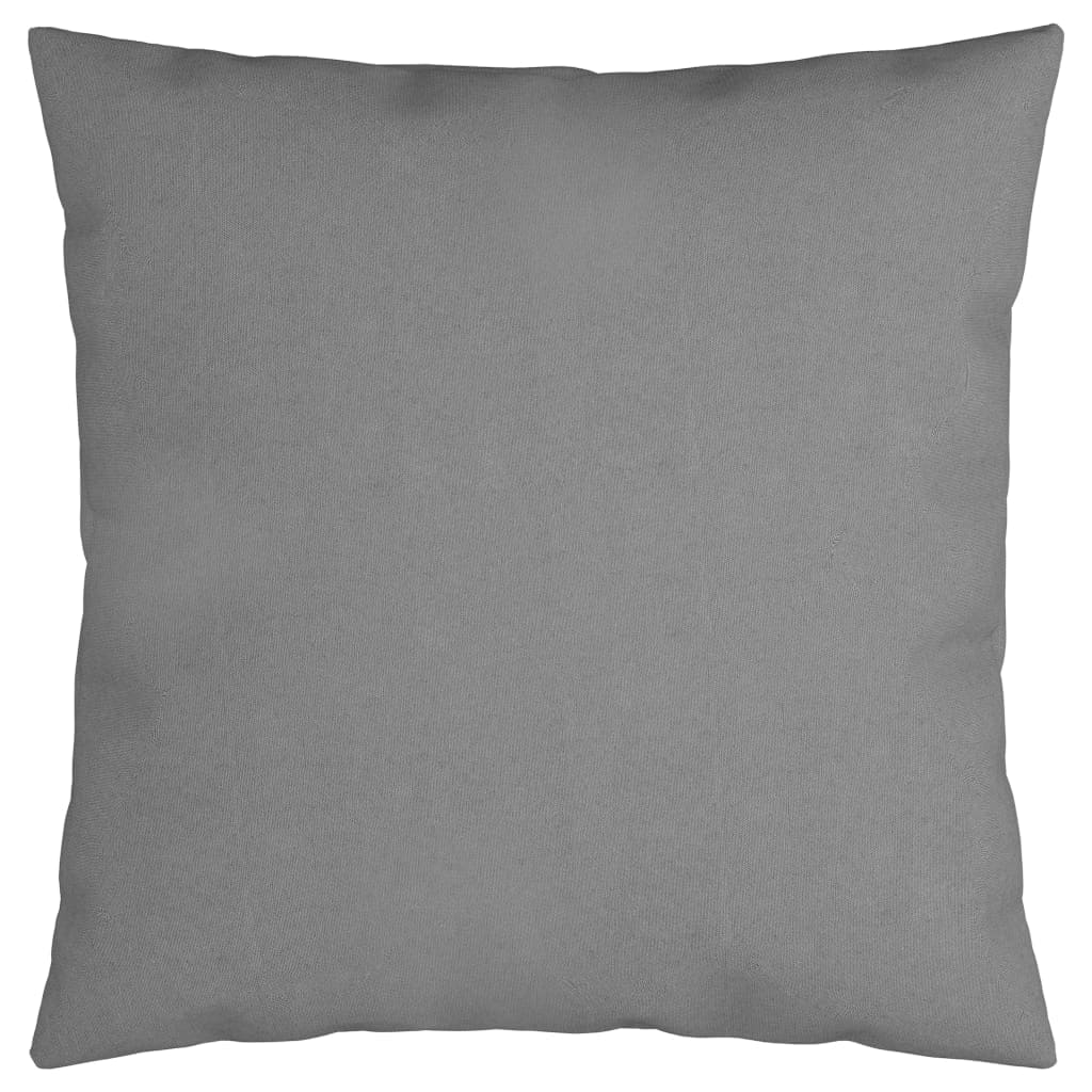 vidaXL Throw Pillows 4 pcs Gray 15.7"x15.7" Fabric 314324
