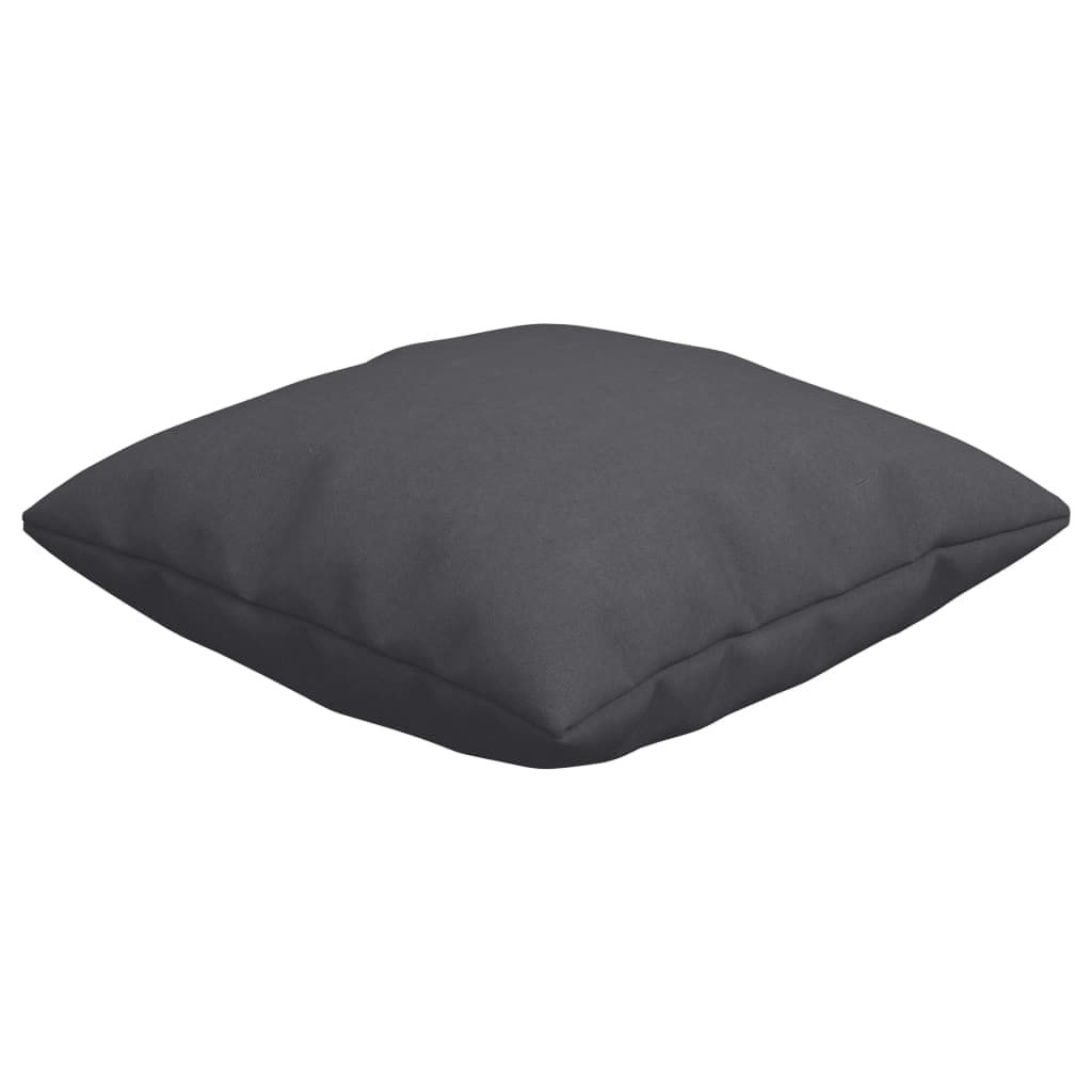 vidaXL Throw Pillows 4 pcs Anthracite 23.6"x23.6" Fabric 314353