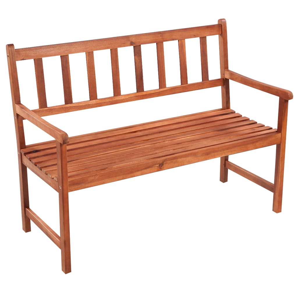 vidaXL Patio Bench with Cushion 47.2" Solid Acacia Wood 3063770