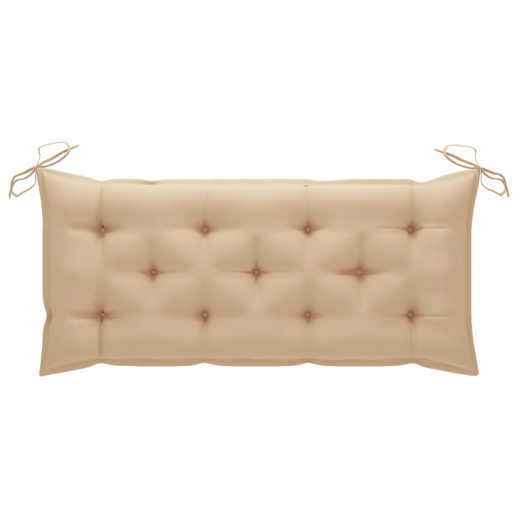 vidaXL Patio Bench with Cushion 47.2'' Solid Acacia Wood 3064257