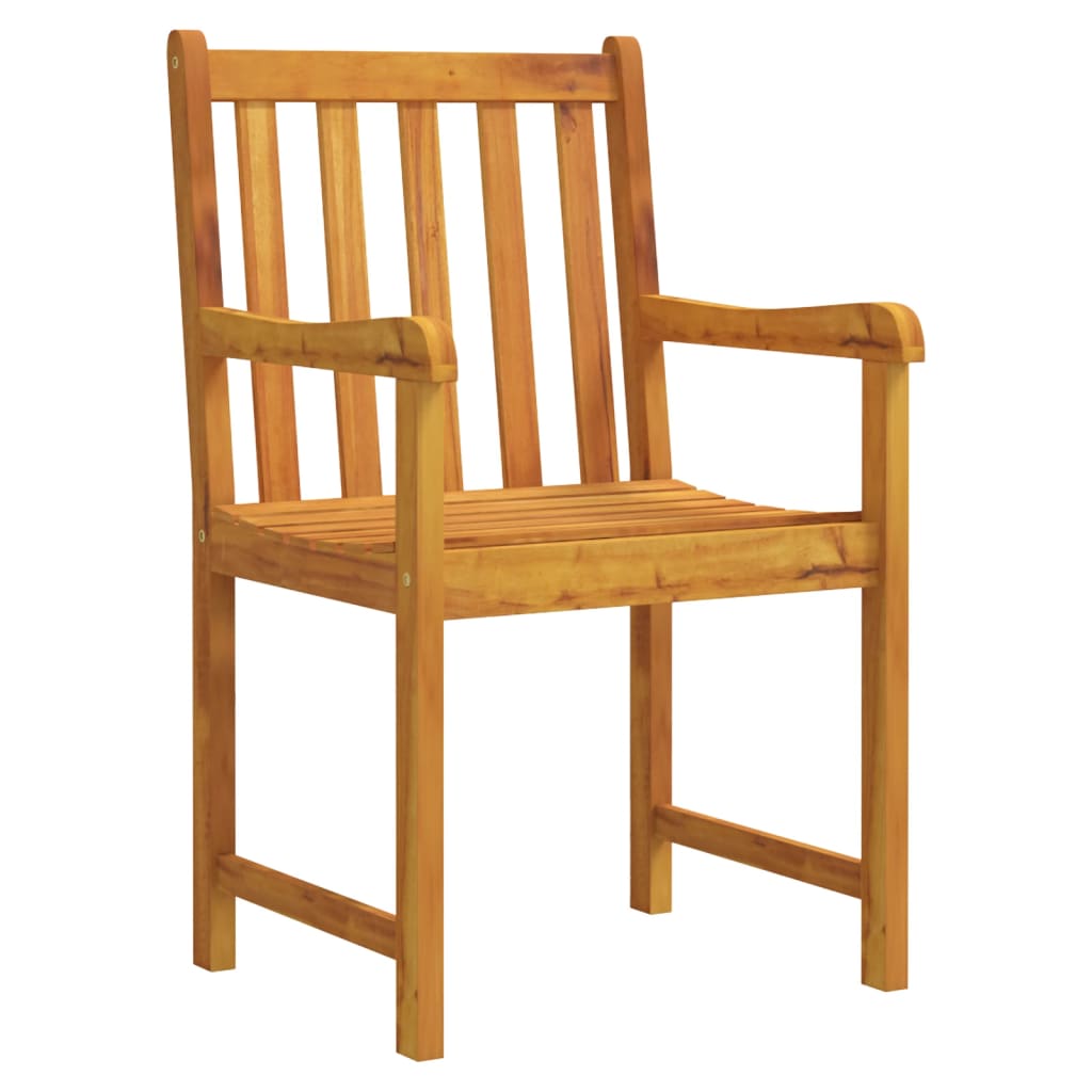 vidaXL Patio Chairs 2 pcs Solid Acacia Wood 316609