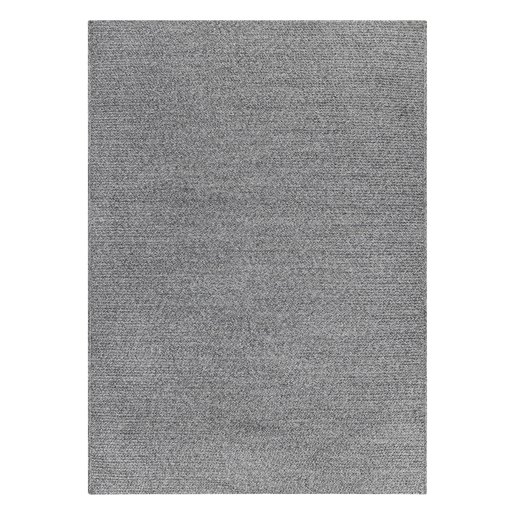 (D518) Heathered Grey Area Rug, 5x7 - nybusiness