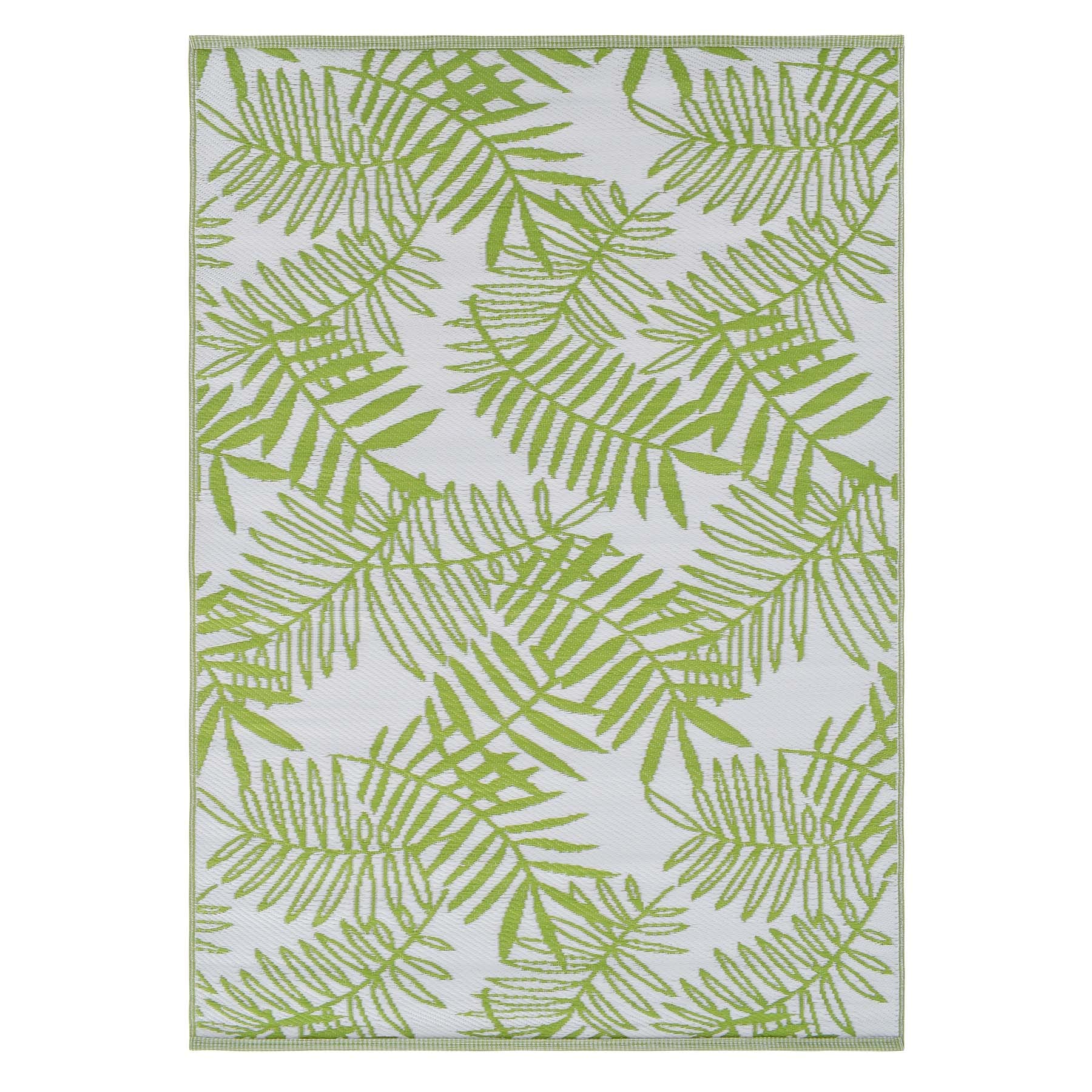 Green Palm Area Rug, 5x7 - nybusiness
